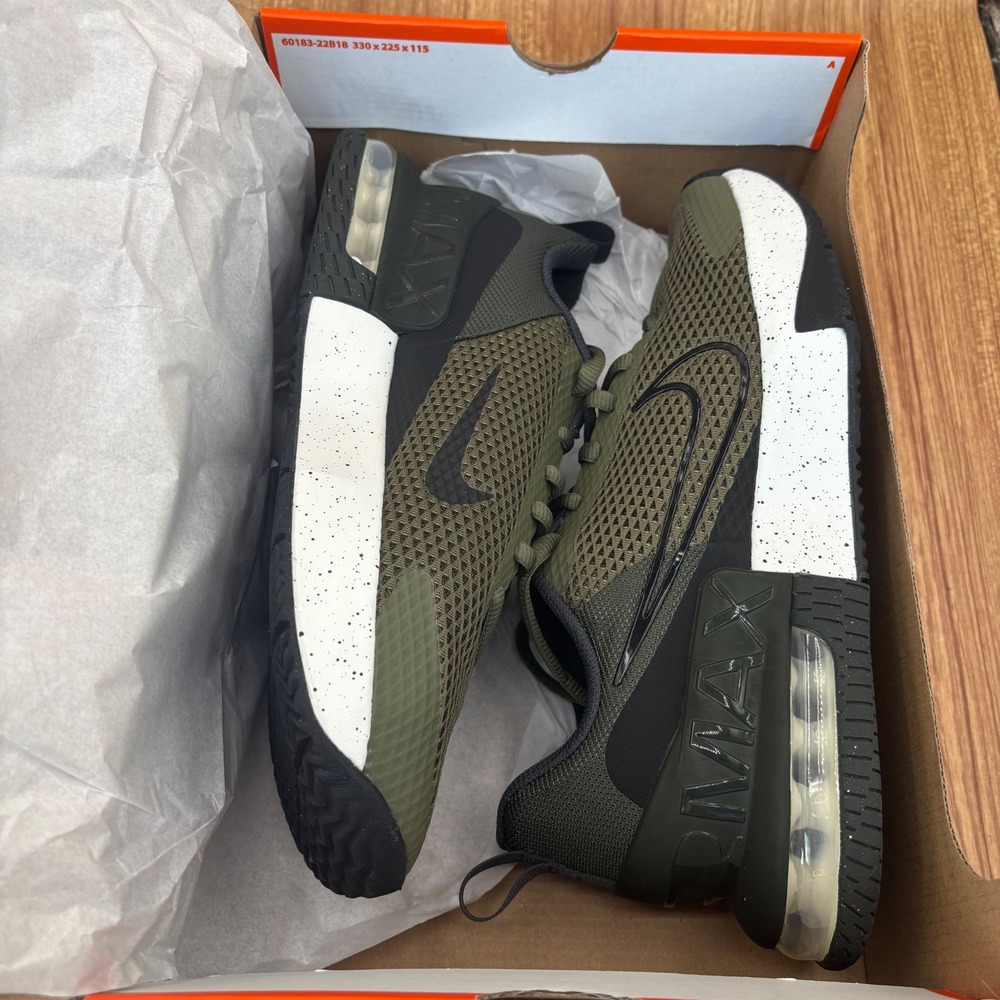 NEW Nike Air Max Alpha Trainer 6 Mens 9 Olive Black FQ1833-200 Training Shoes - Picture 6 of 7